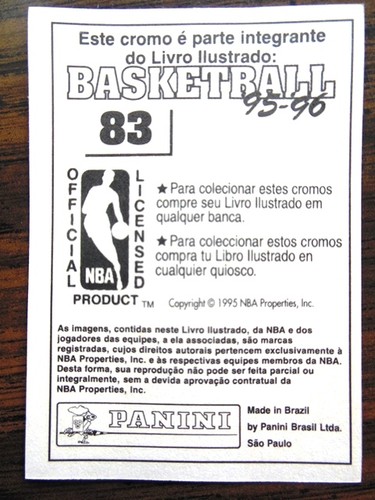 1995 panini stickers brazil - 1995-96,